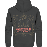 fly Lieblingsshirts - Du bist scshön. Weitersagen - Organic Zipper