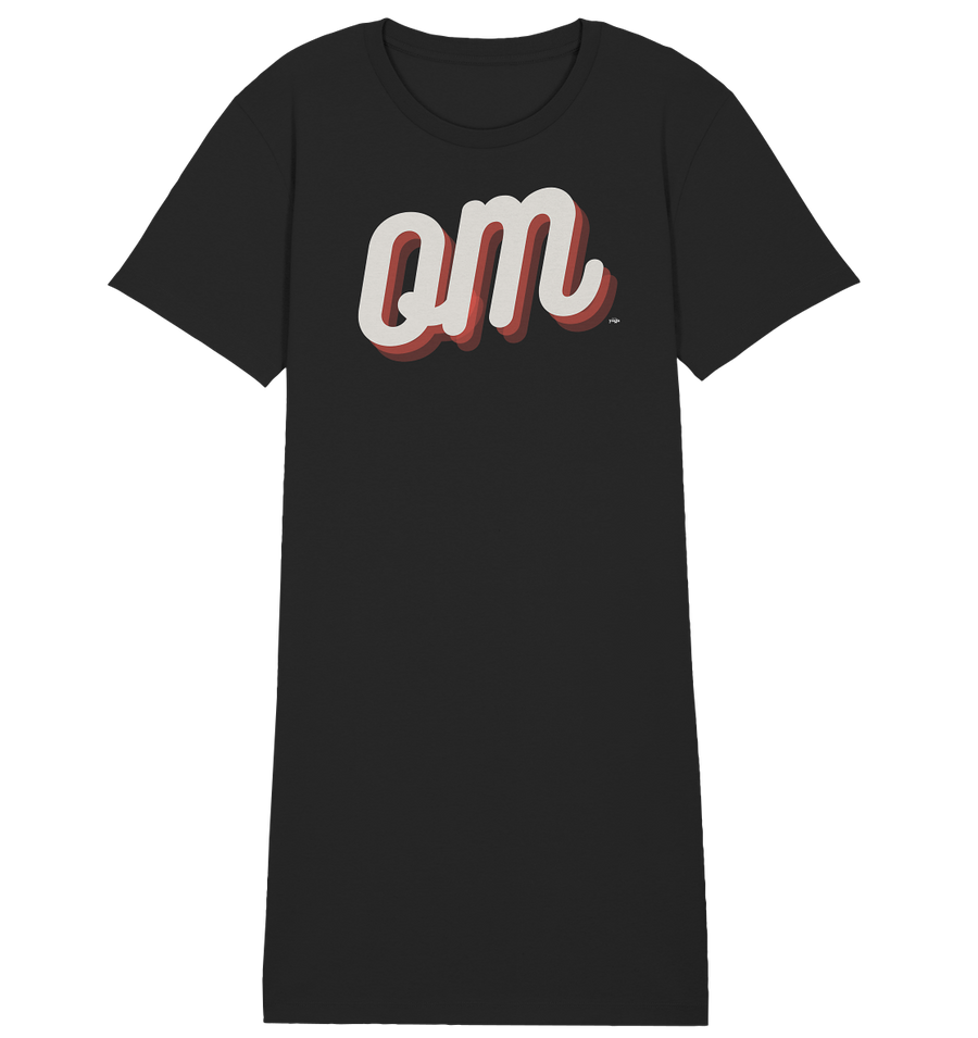 fly Lieblingsshirt - OM Spruch | Special Edition | - Ladies Bio Organic - Ladies Organic Shirt Dress