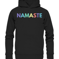 fly Lieblingsshirt - Namaste Spruch bunt - Ladies Bio Organic - Organic Fashion Hoodie