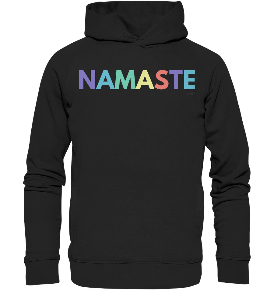 fly Lieblingsshirt - Namaste Spruch bunt - Ladies Bio Organic - Organic Fashion Hoodie