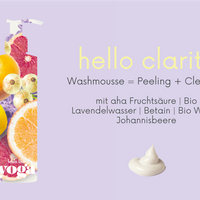 hello clarity | Klärende AHA Peel- & Waschmousse